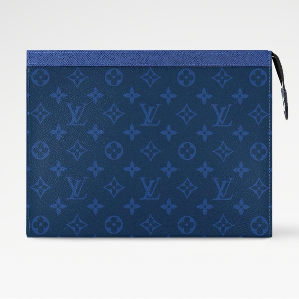 LOUIS VUITTON Pochette Voyage MM Blue